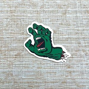 Zombie Hand Gross Grunge Horror Funky Single Decor Art Sticker